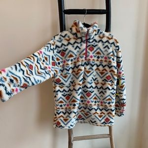 NWT Half Zip Sherpa Jacket